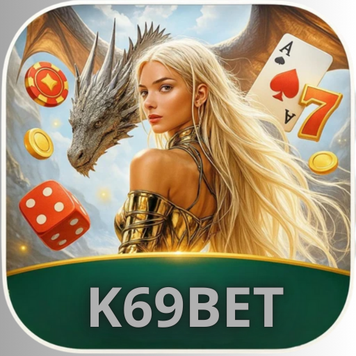 Imagem promocional da K69BET mostrando a plataforma e suas vantagens